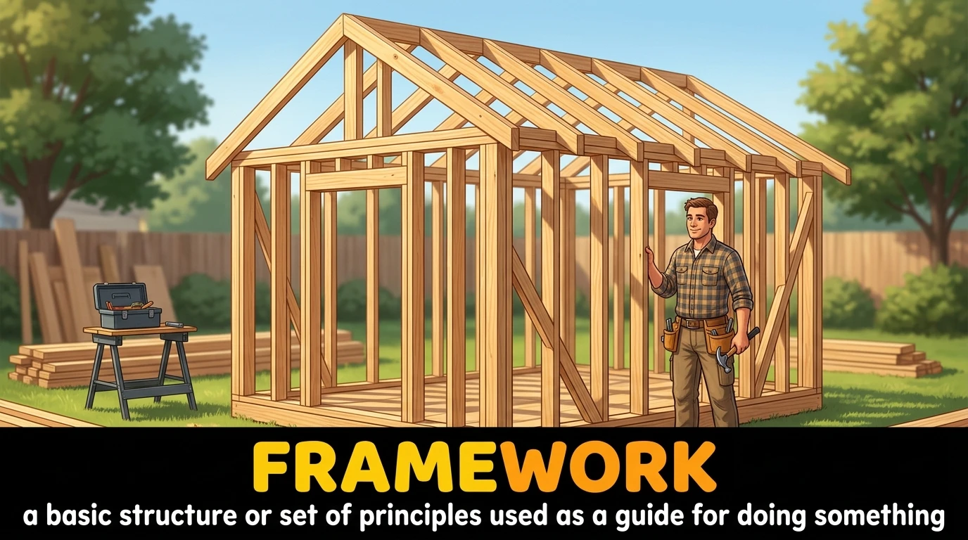 English Illustration for framework